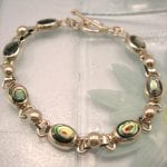 Abalone; Paua snäcka armband - Oval